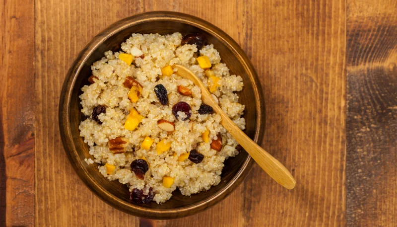 Quinoa potiron orange