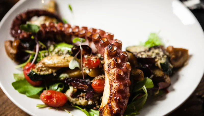Salade de poulpe aux olives