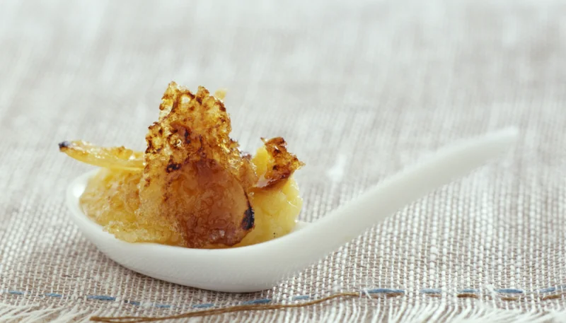 Crème brûlée pommes spéculoos