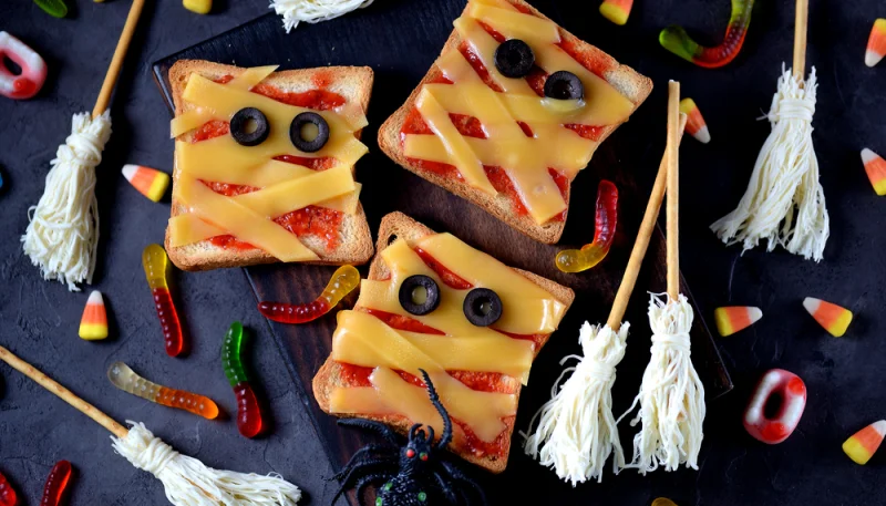 Toasts momies d'Halloween