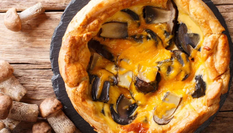 Quiche aux cèpes