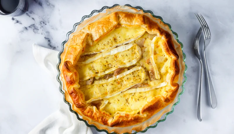 Tartelettes coing et brie