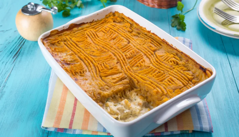 Parmentier de canard et patates douces