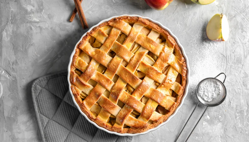 Tarte aux pommes à l'américaine