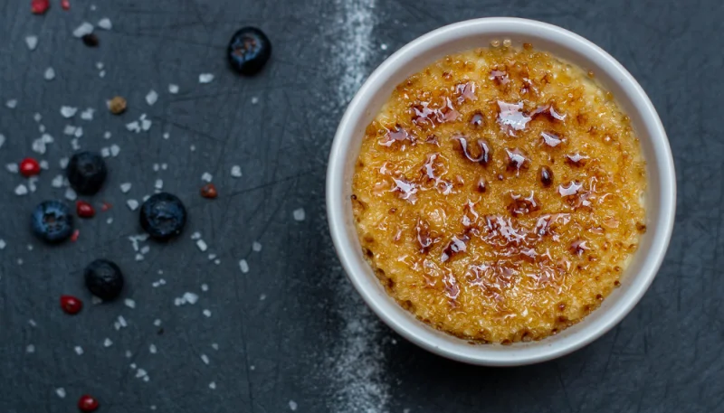 Crème brûlée aux marrons