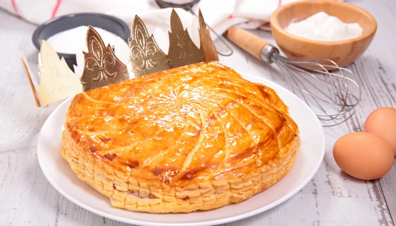Galette des rois aux pépites de chocolat
