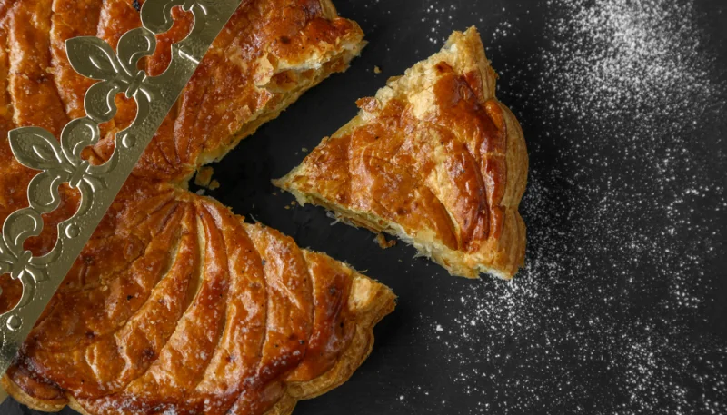 Galette des rois banane et noix de coco