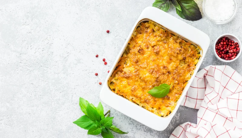 Gratin de chou farci aux 3 fromages