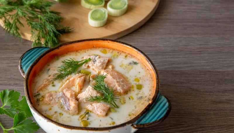 Ragoût de poissons aux poireaux