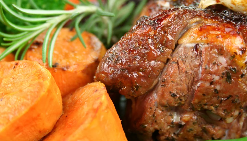 Souris d'agneau à la menthe