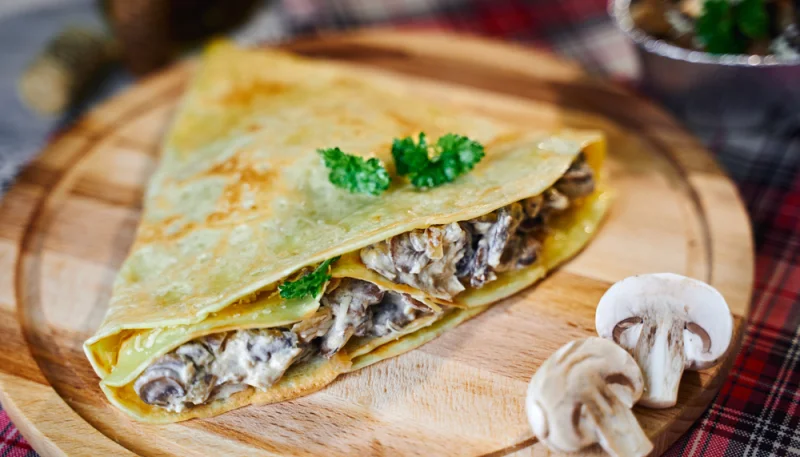 Crêpe façon montagnarde