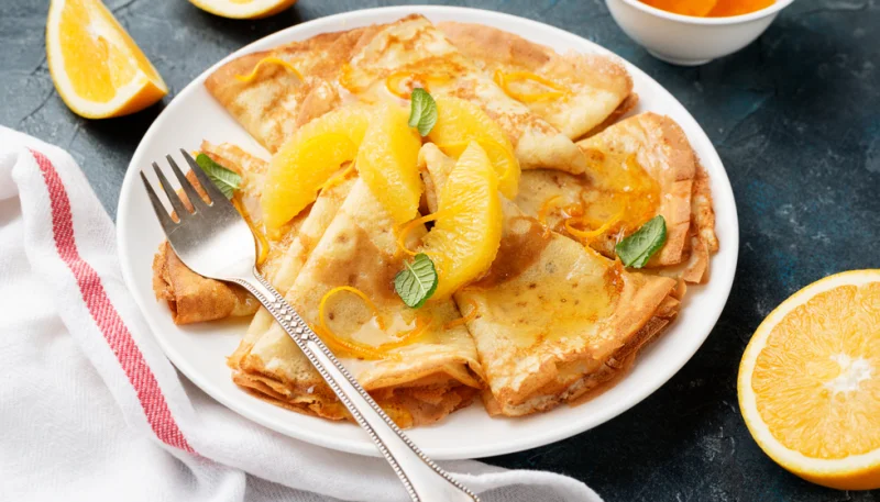 Crêpes à l'orange