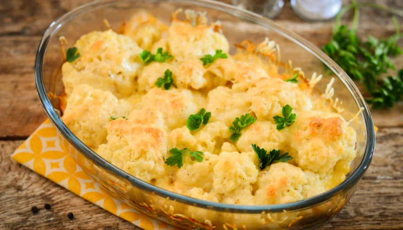 Gratin de chou fleur au paprika