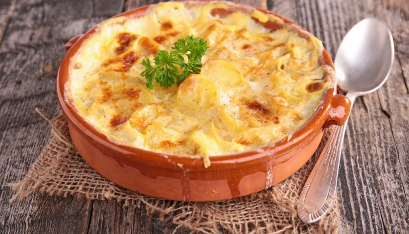 Gratin de pommes de terre à la normande