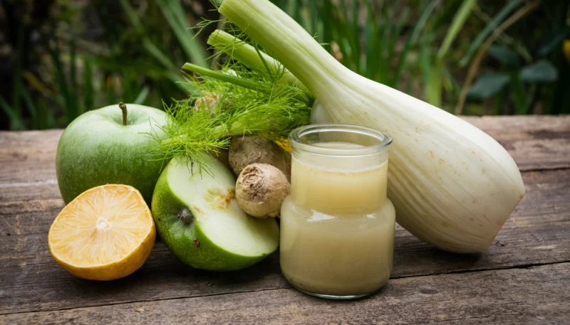 Jus pomme-fenouil