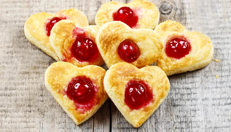 Sablés aux cerises confites