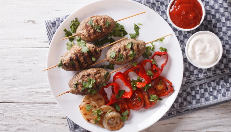 Brochettes de kefta d'agneau