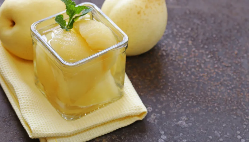 Poires au rhum