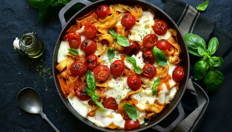 Tagliatelles à la burrata