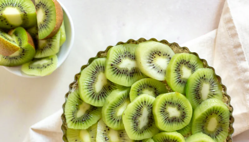 Tarte aux kiwis et à l'orange