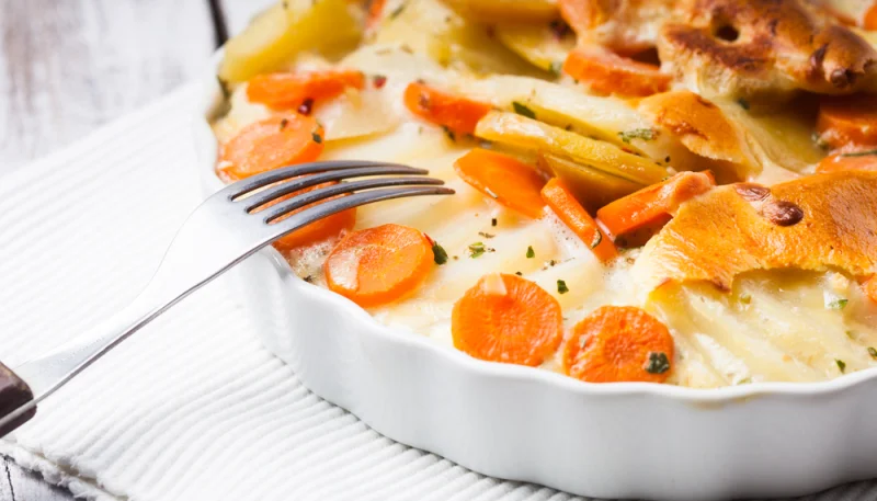 Tartiflette aux carottes