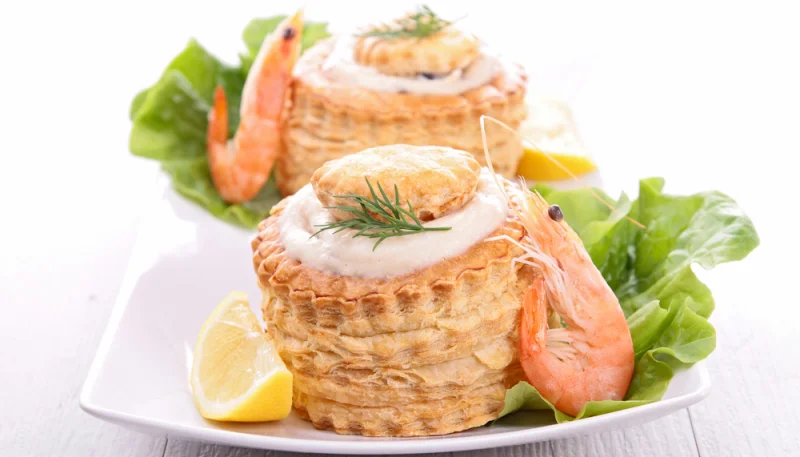 Bouchées à la reine aux crevettes