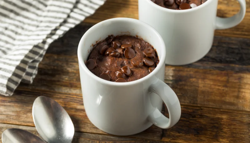 Mugcake aux pépites de chocolat