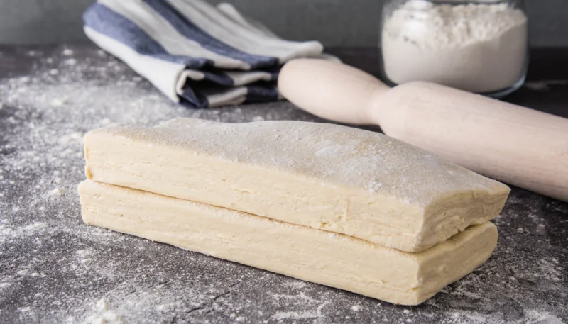 Pâte feuilletée sans beurre