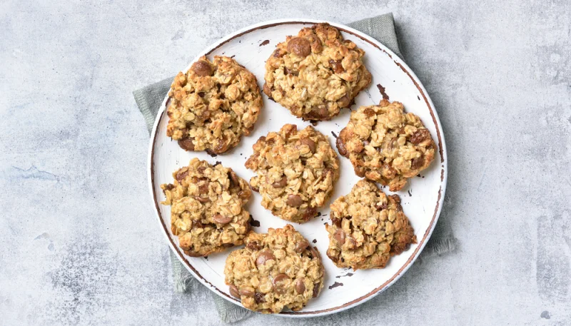 Cookies à l'avoine et aux pépites de chocolat