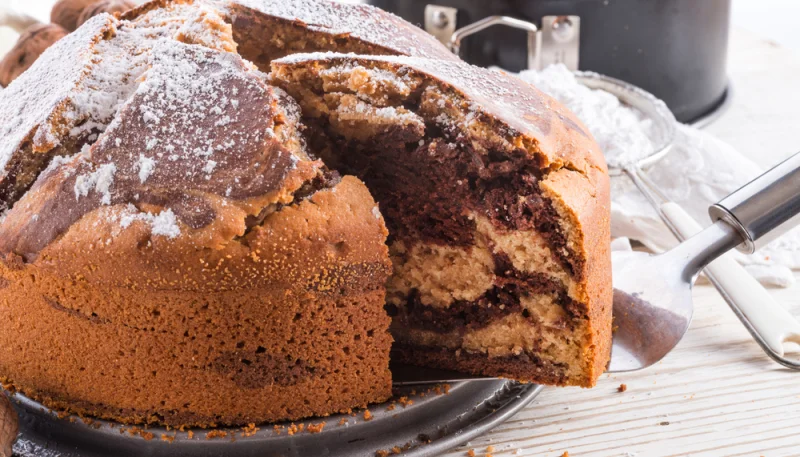 Gâteau marbré au yaourt