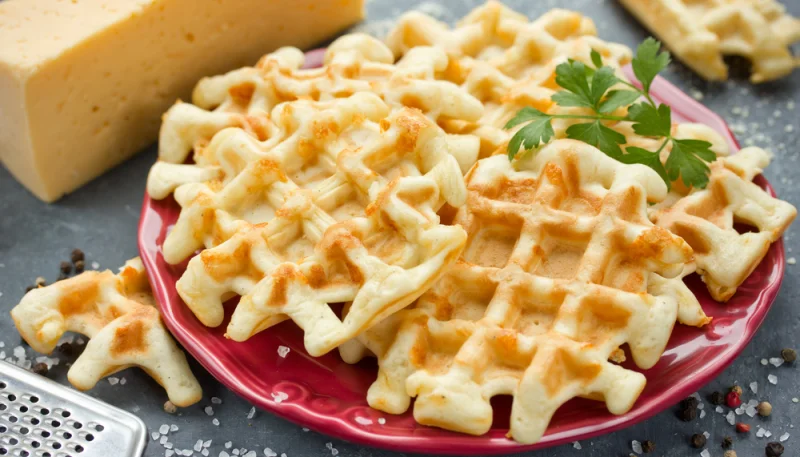 Gaufres salées au fromage
