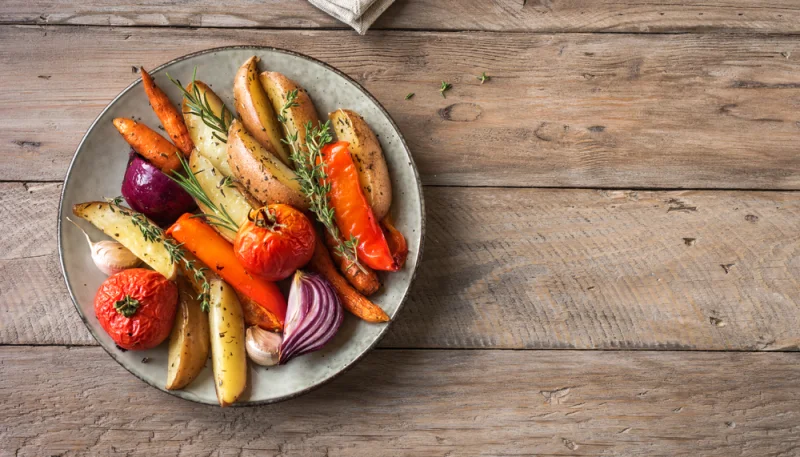 Légumes rôtis au four