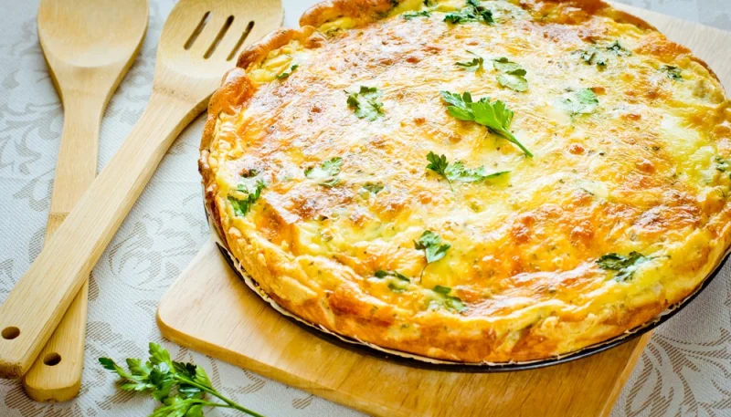 Quiche lorraine sans pâte