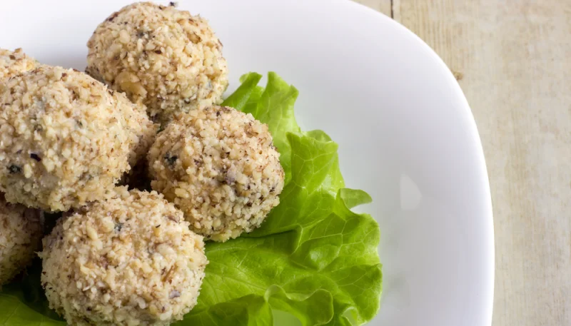 Salade aux boules de chèvre