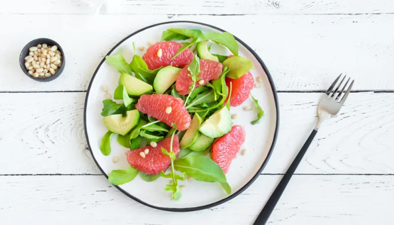 Salade de pamplemousses et avocats