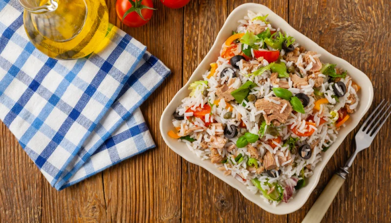 Salade de riz à la niçoise