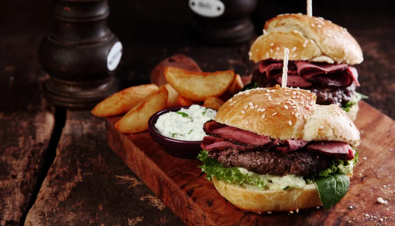 Burger à la Vache qui rit maison