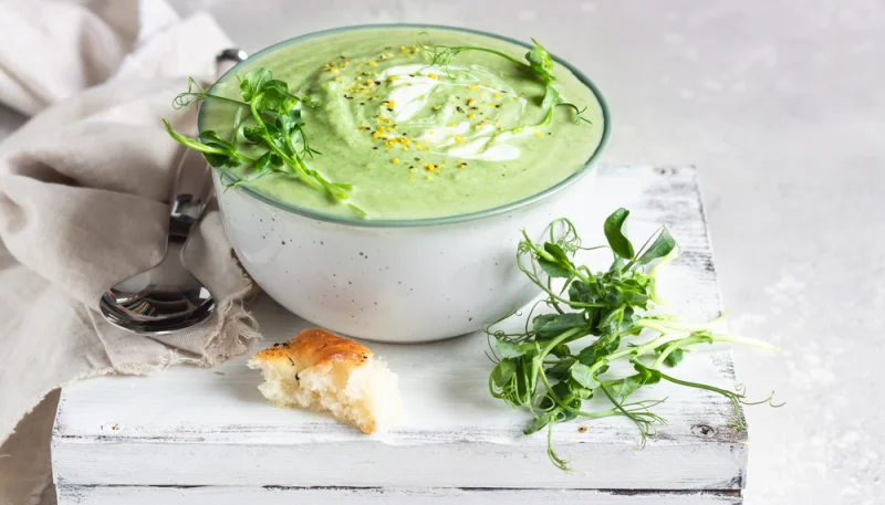 Crème avocat-épinard