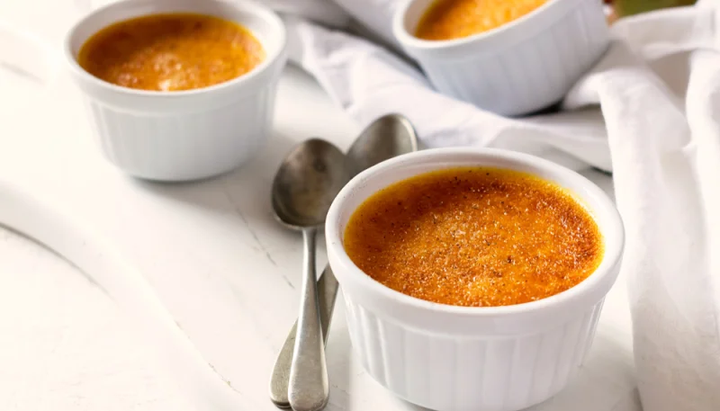 Crème brûlée pommes spéculoos