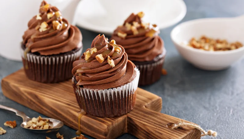 Cupcakes à la pâte à tartiner