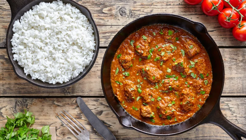 Curry d'agneau express