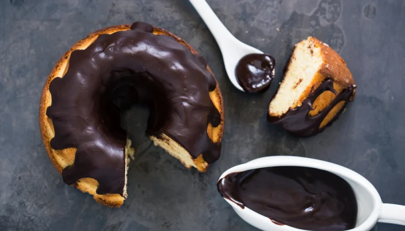 Gâteau au yaourt nappage chocolat