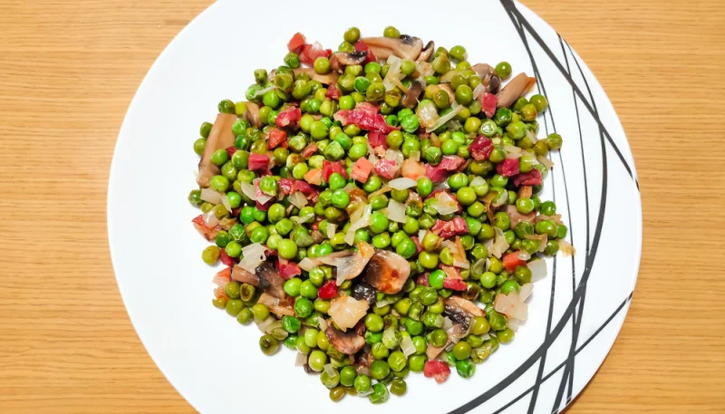 Petits pois au chorizo