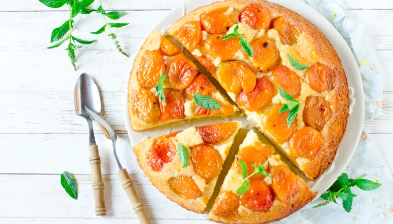 Gâteau minceur aux abricots facile