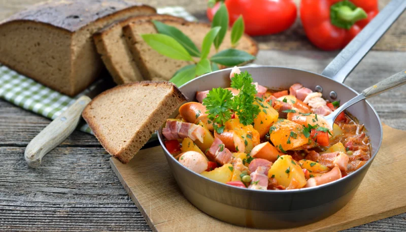 Potée de poireaux et pommes de terre à l'ancienne
