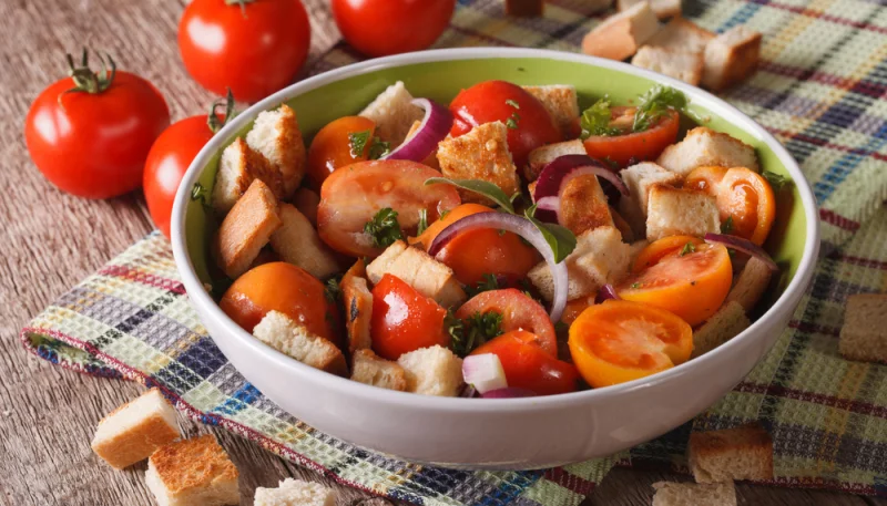 Salade de tomates à l'andalouse