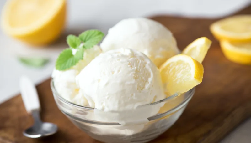 Sorbet au citron sans sorbetière maison