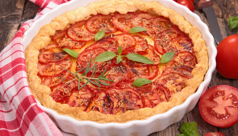 Tarte à la tomate rapide