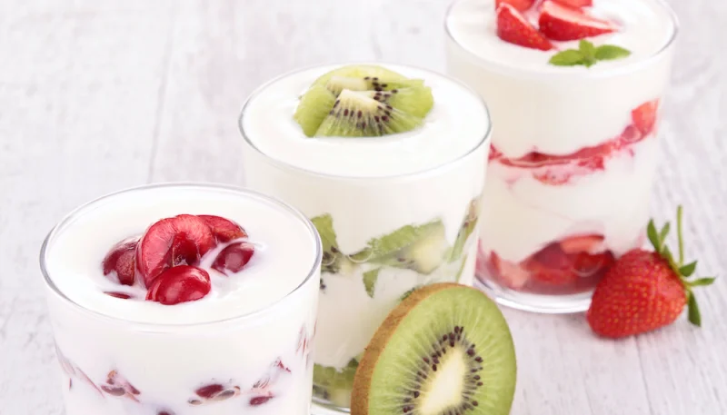 Tiramisu fraises et kiwis