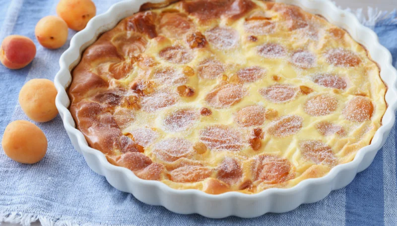 Clafoutis light aux abricots